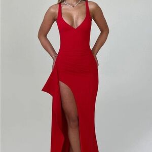 Babyboo VIOLETTA MAXI DRESS - RED